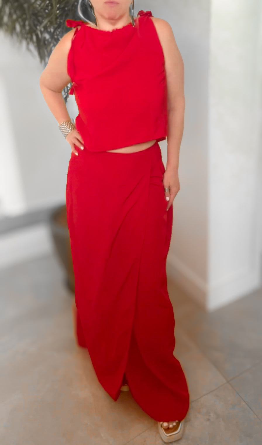 CONJUNTO MAXI TAFETÁ VINTAGE
